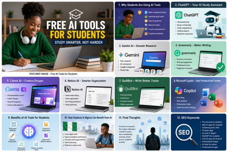 Free AI Tools for Students in 2026 – The Ultimate Guide for Smarter Learning